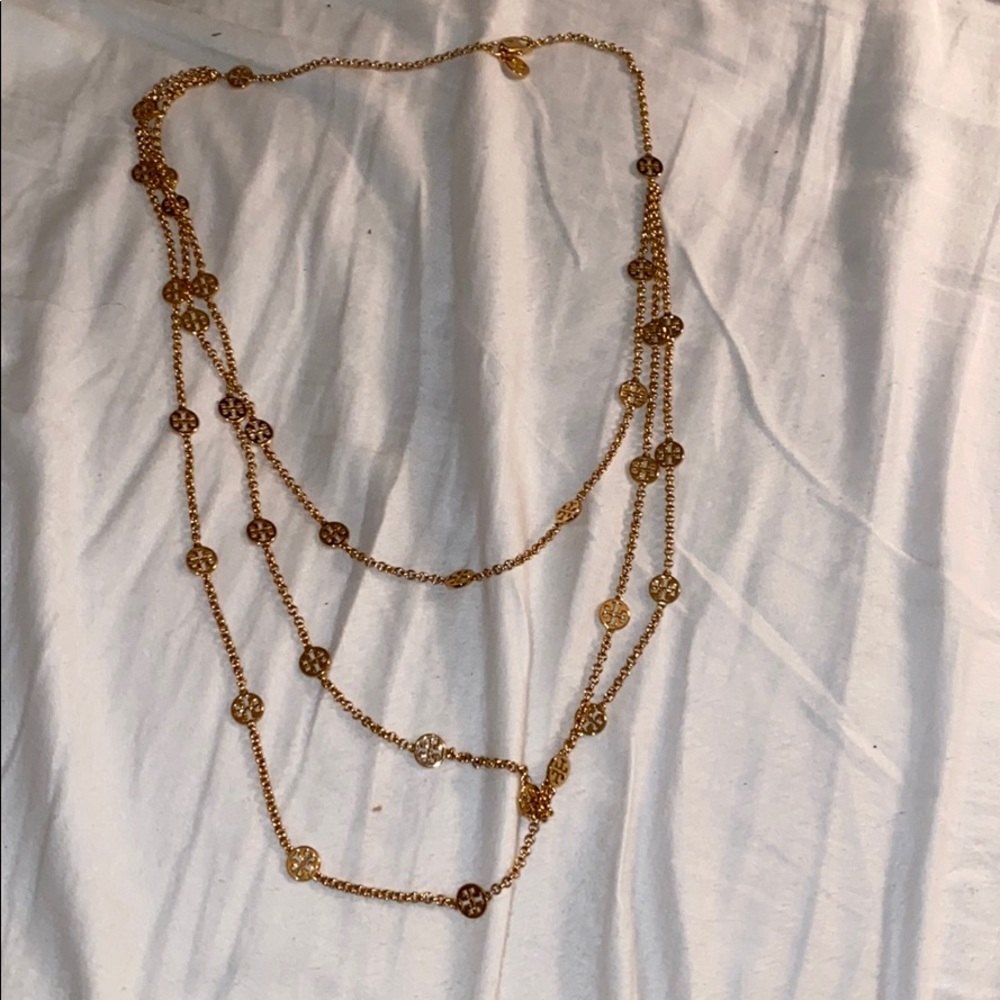 Tory Burch layered necklace
